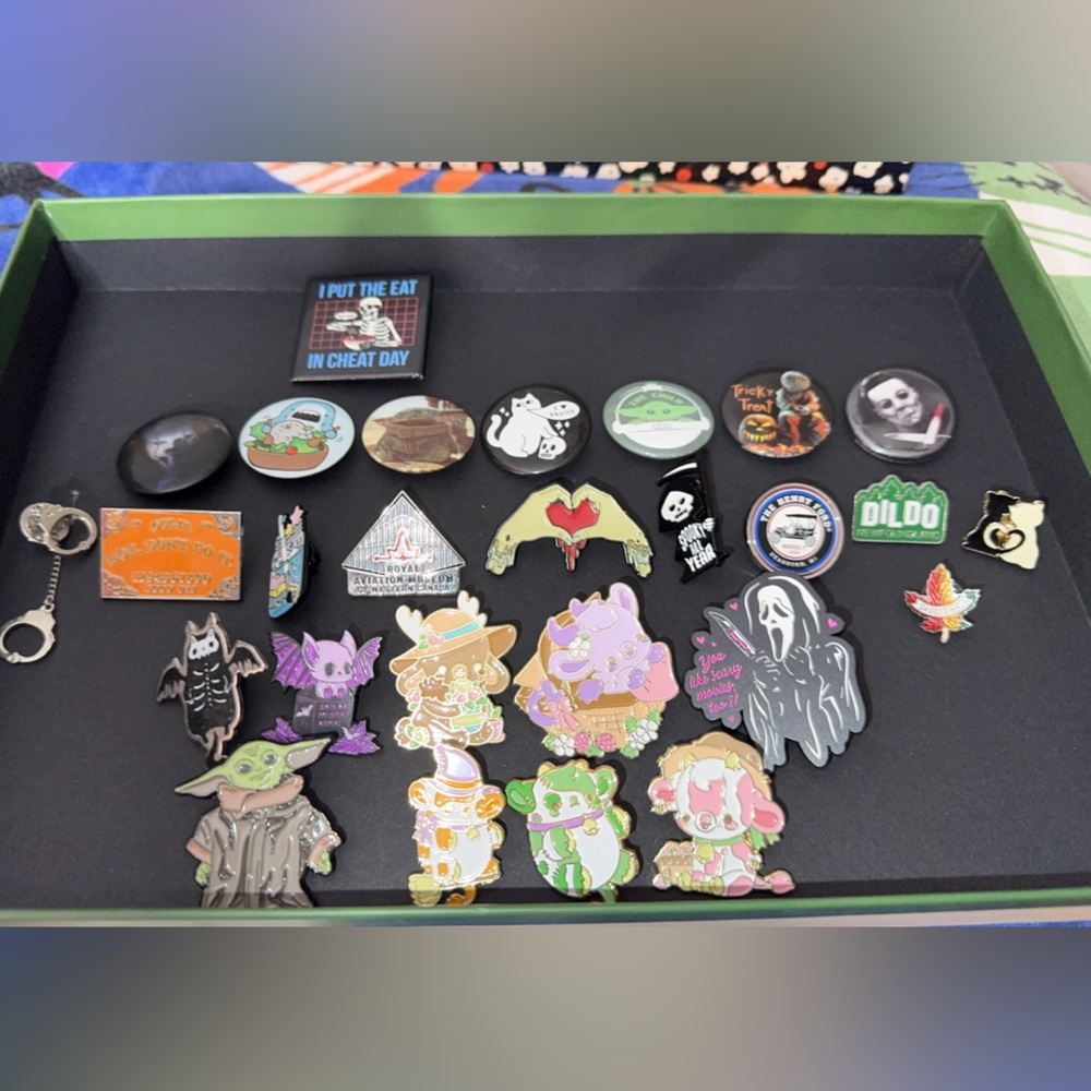 Enamel pin lot